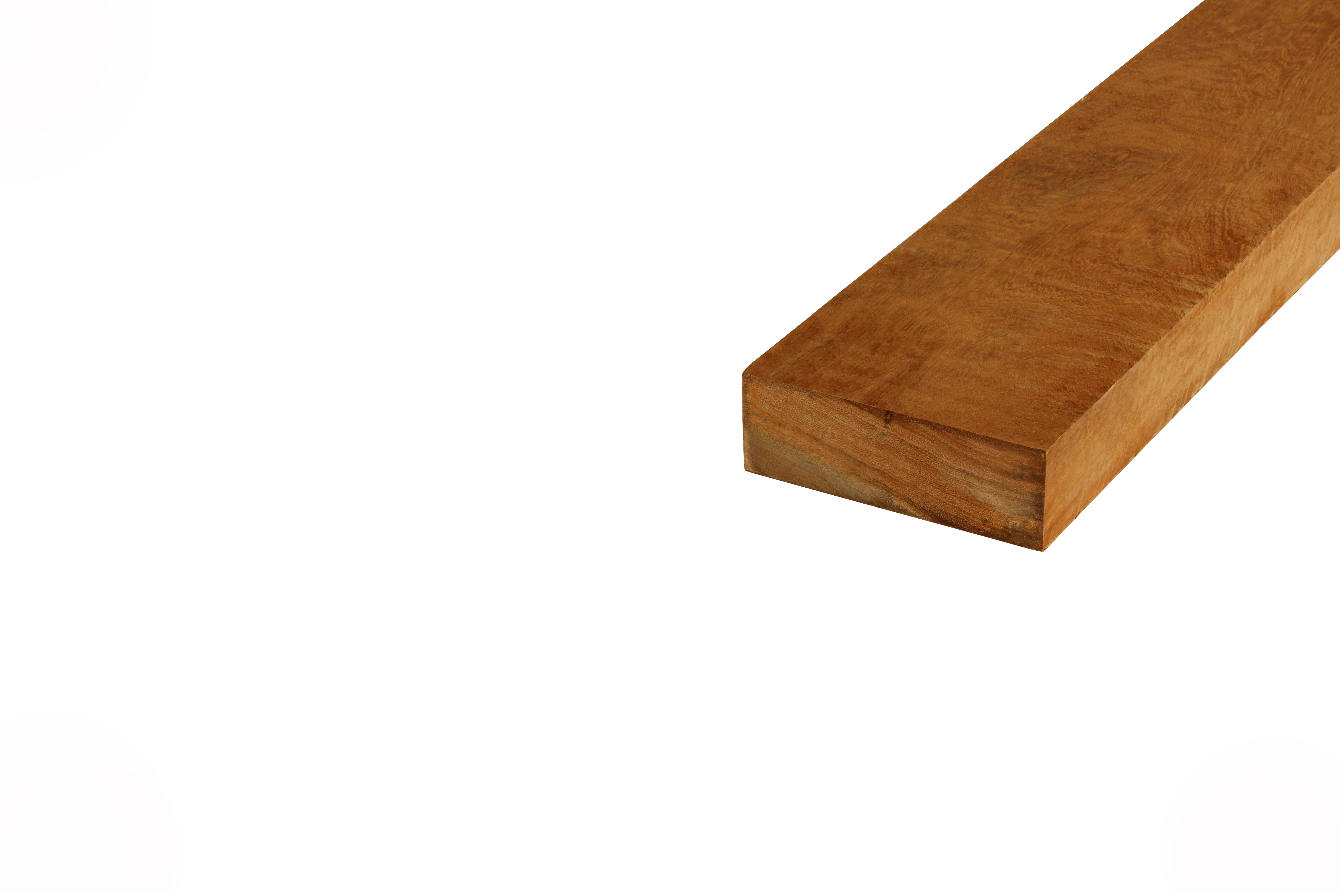Hardhout Azobe Balk 5 x 15 cm (50 x 150 mm) Fijnbezaagd - Lengte 500 cm - Afbeelding 3